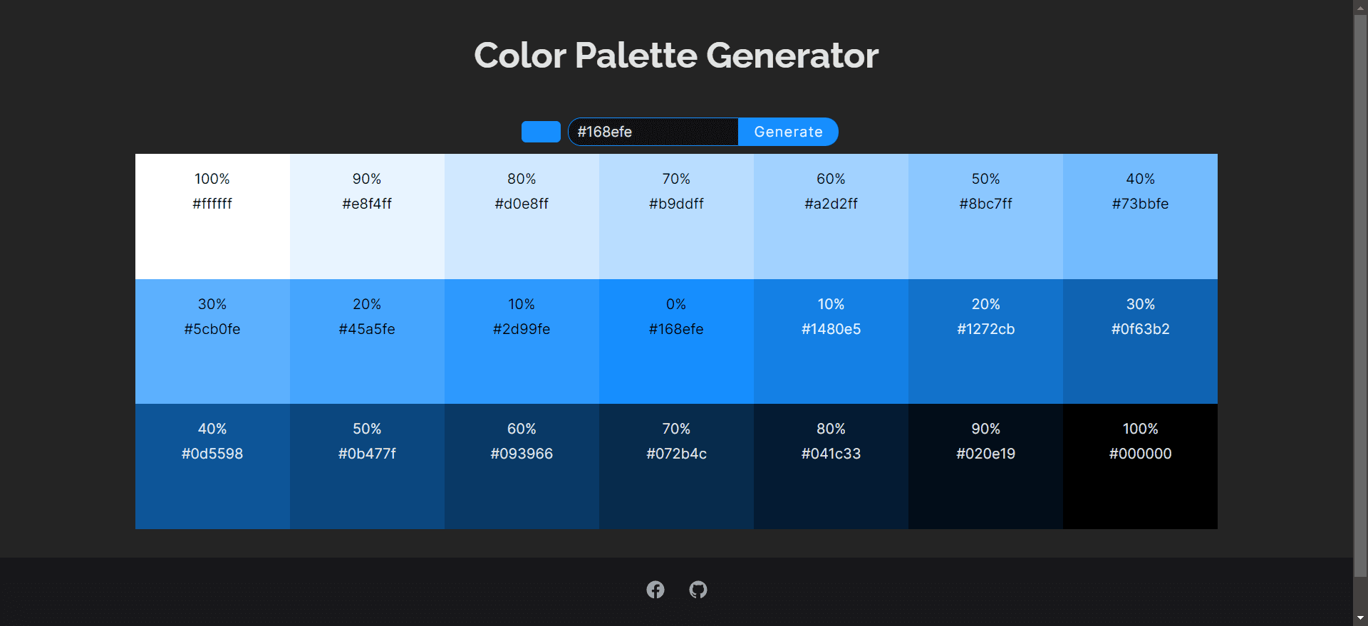 Color Palette Generator
